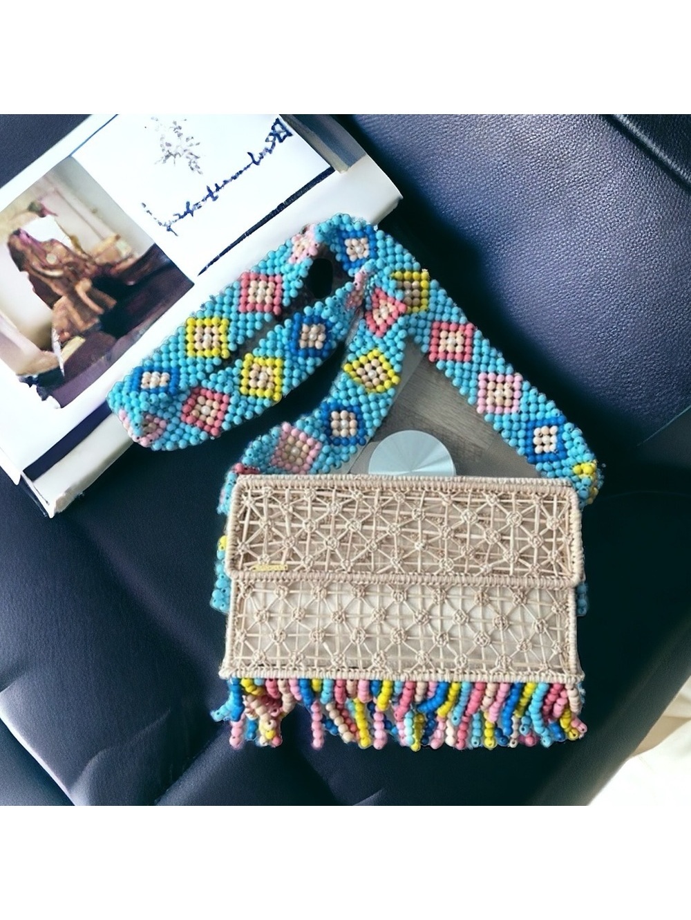 Mercedes Salazar Revolve* I Want To Hold Your Hand Crossbody Bag, New w/Tag